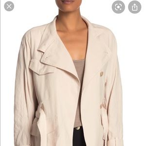 Vince linen M jacket NWT cream